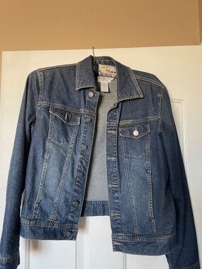 Calvin Klein Jeans Medium Blue Denim Jacket - Women